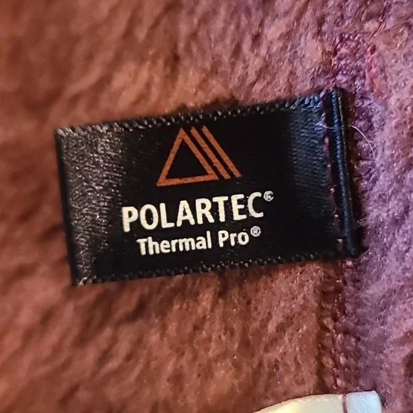 Patagonia Pullover Burgandy Polar Flece XS - Picture 10 of 11